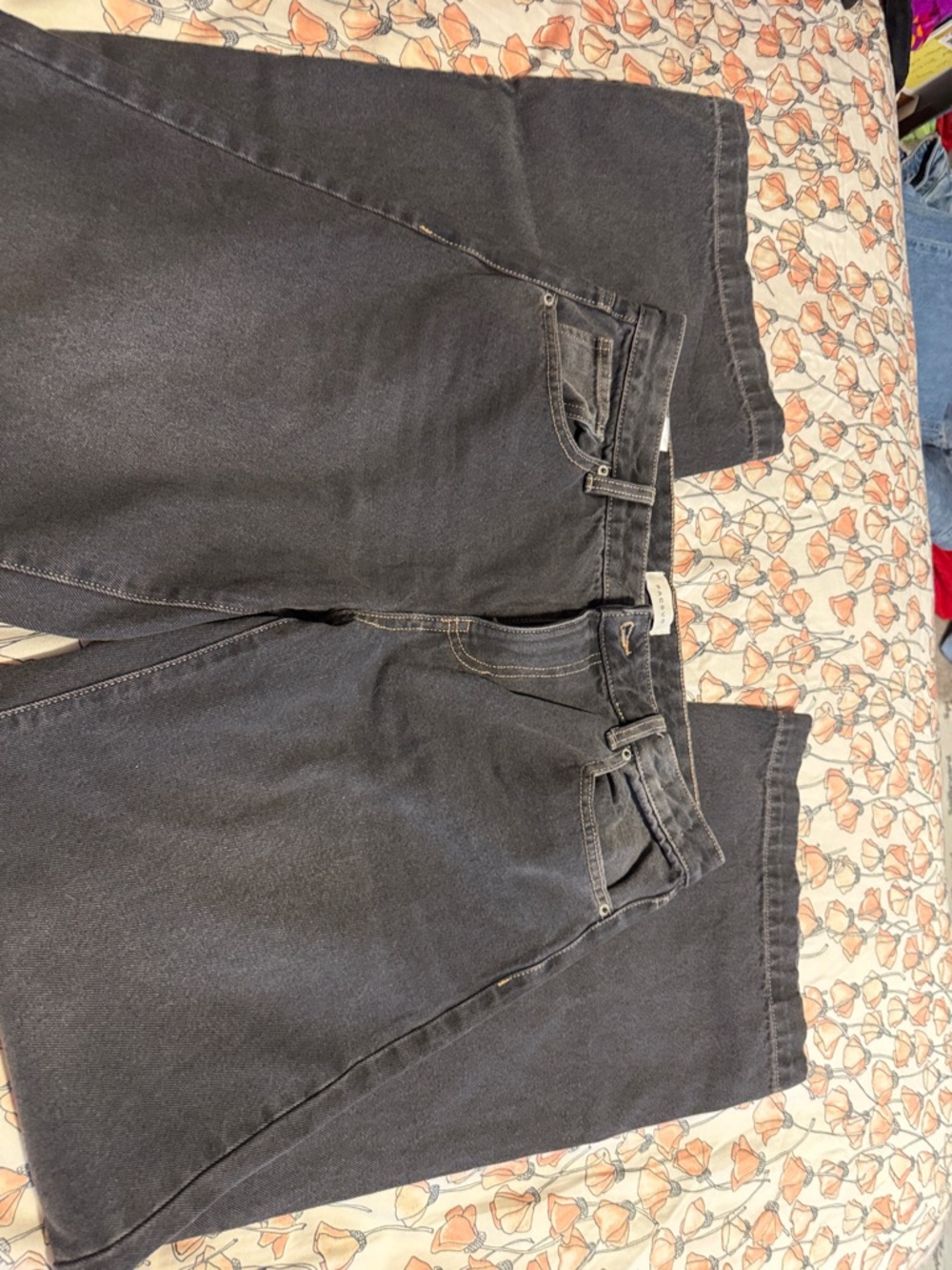 PacSun Women's Wide Leg Jeans — Washed Black